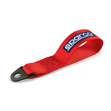 Sparco racing tow strap FIA approved red